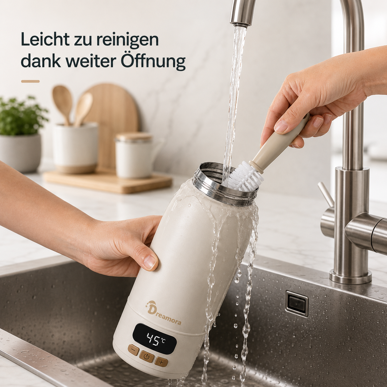 Tragbarer Baby Flaschenwärmer